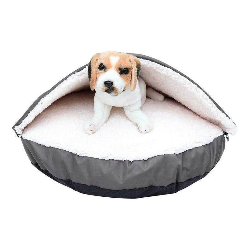 Oxford Sherpa Pet Cave and Round Pet Bed K407465