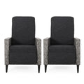 Set of 2 Wicker Outdoor Recliner with Cushion T3327