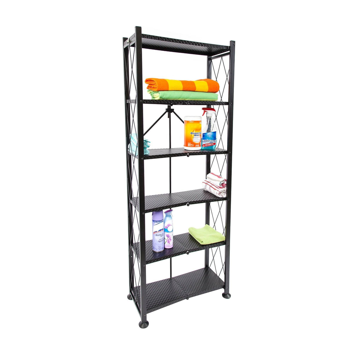 Black 6-Tier Book Shelf H1468