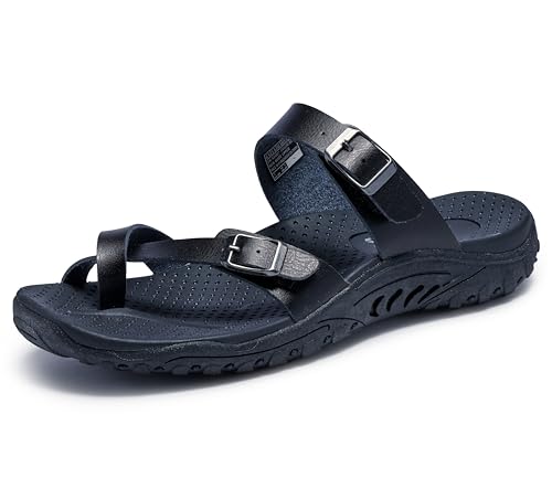 Women's Double Buckle Thong Slide Sandal I1709