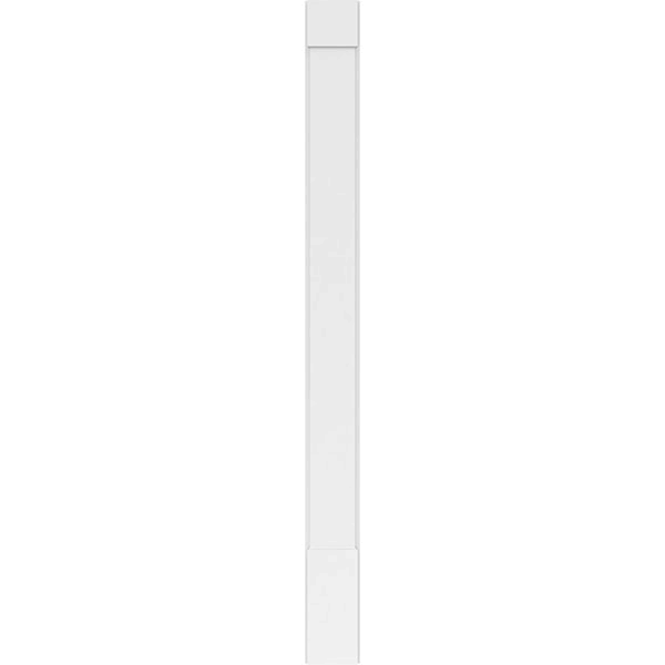 Smooth PVC Pilaster with Capital and Base (Pair) P4717
