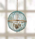 Blue Cage Chandelier K12919