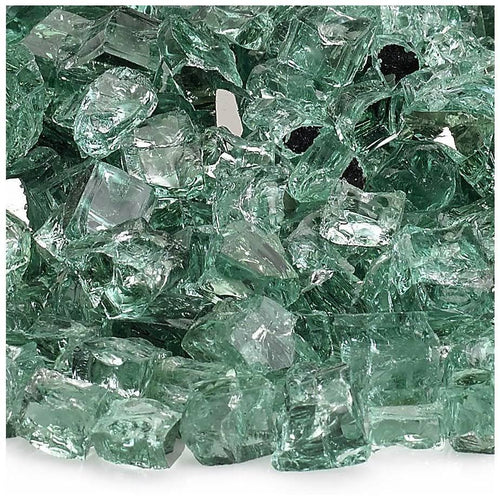 1/2x22 Evergreen Reflective Fire Glass 10 lb C777541