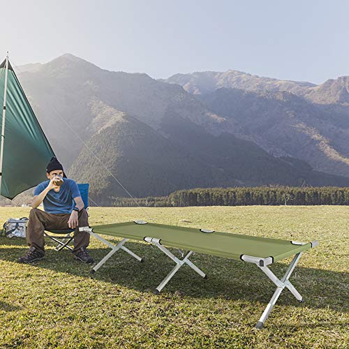 Portable Folding Camping Cot with Carrying Bag U605401