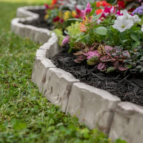 Brown 15 Foot Landscape Edging with Anchoring Spikes Y54705
