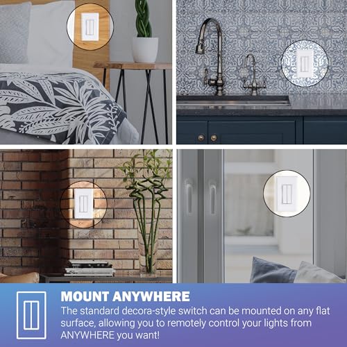 Self Powered Wireless Smart Dimming Switch for Philips Bulbs S2744