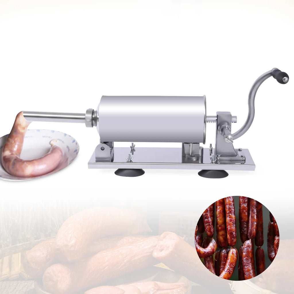 Manual Stainless Steel Horizontal Sausage Maker 4L V61026