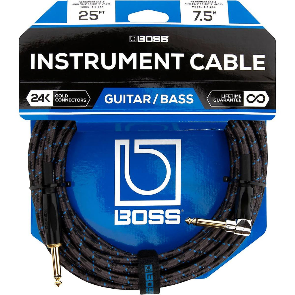 Angled to Straight Instrument Cable 25ft 2-Pack T38095