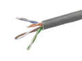 1000ft 24AWG Cat5e 350MHz UTP Solid Plenum Bulk Ethernet Bare Copper Cable Gray G74550
