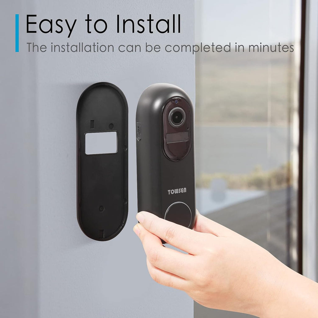 1080P Wireless Video Doorbell Camera with Chime D772277