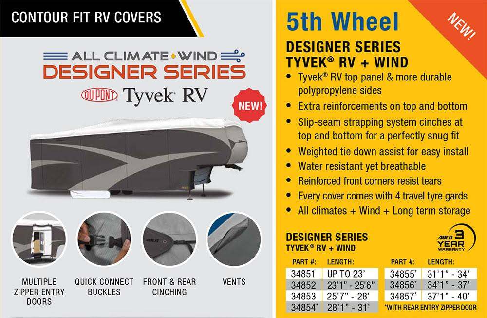 5th Wheel Tyvek Plus Wind Cover W9965