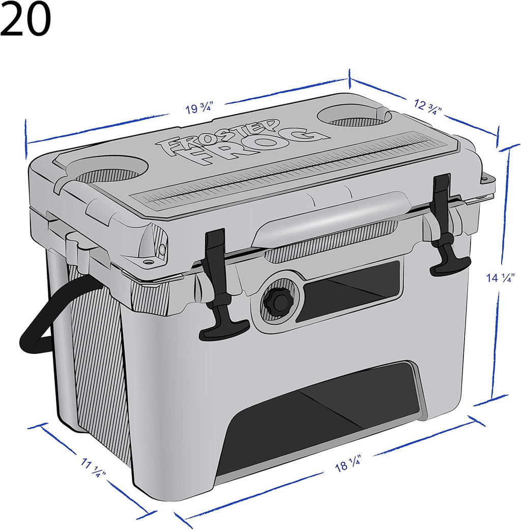 Green 20 Quart Ice Chest Cooler G180547