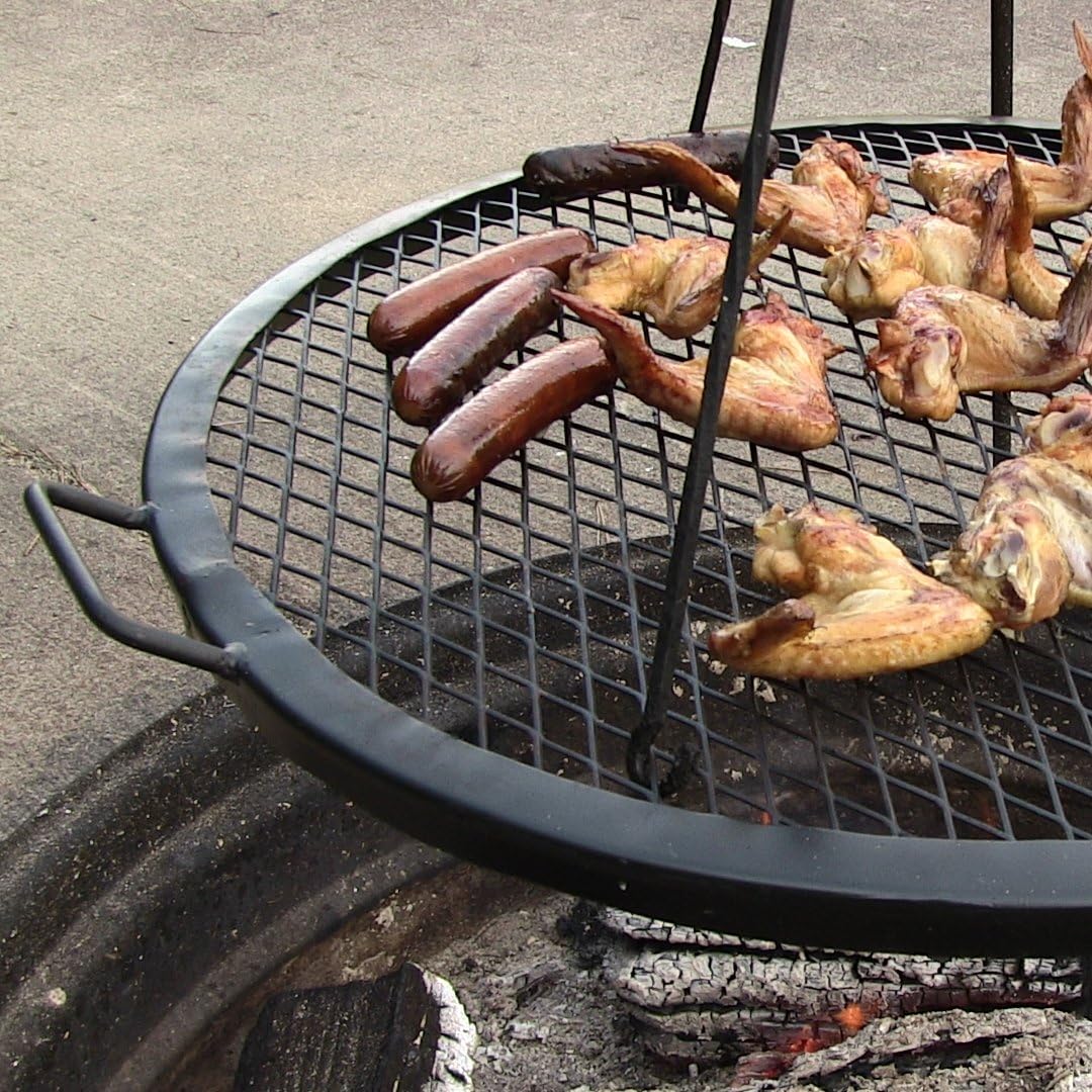 22-Inch Round Steel Fire Pit Cooking Grate V958323