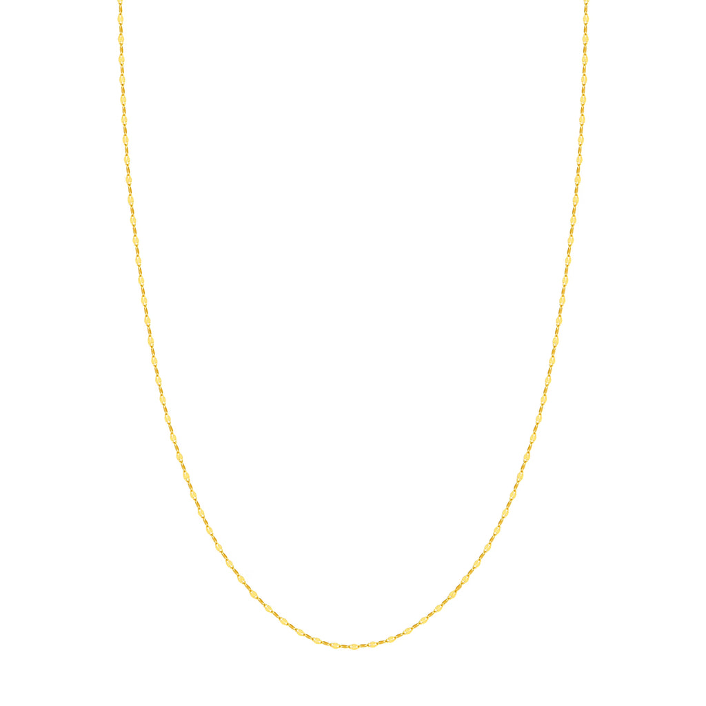 14K Yellow Gold 16" 1.45mm Chain Necklace R5565