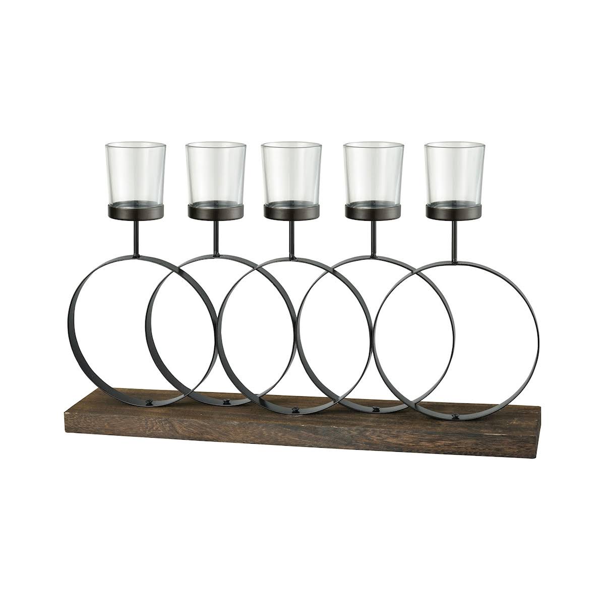 Rustic Centerpiece Candle Holder B596