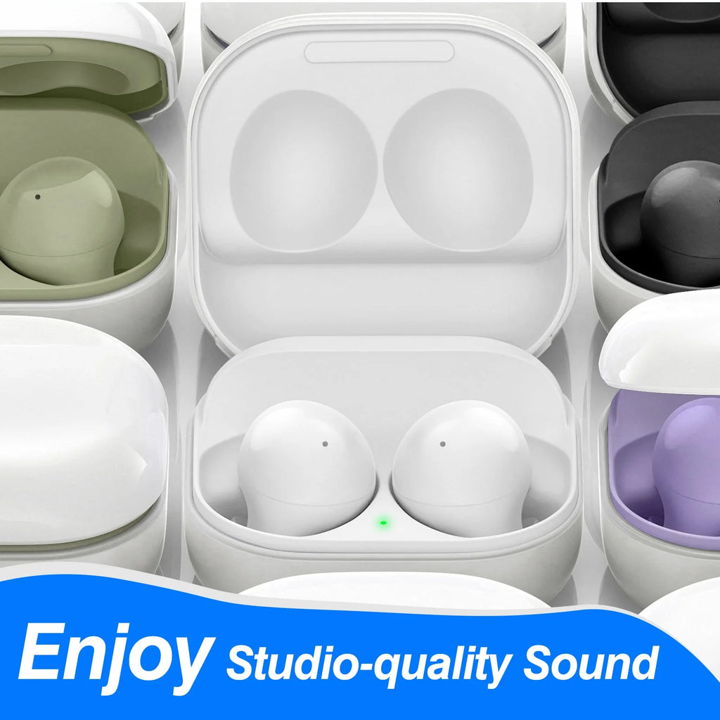 White Truly Wireless Bluetooth Headphones with Noise Isolation I627127