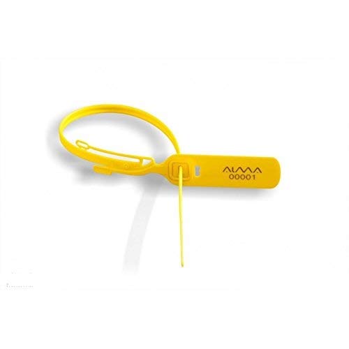 100 Plastic Seals with Metal Insert, 400 mm, Pack of 2 X3700