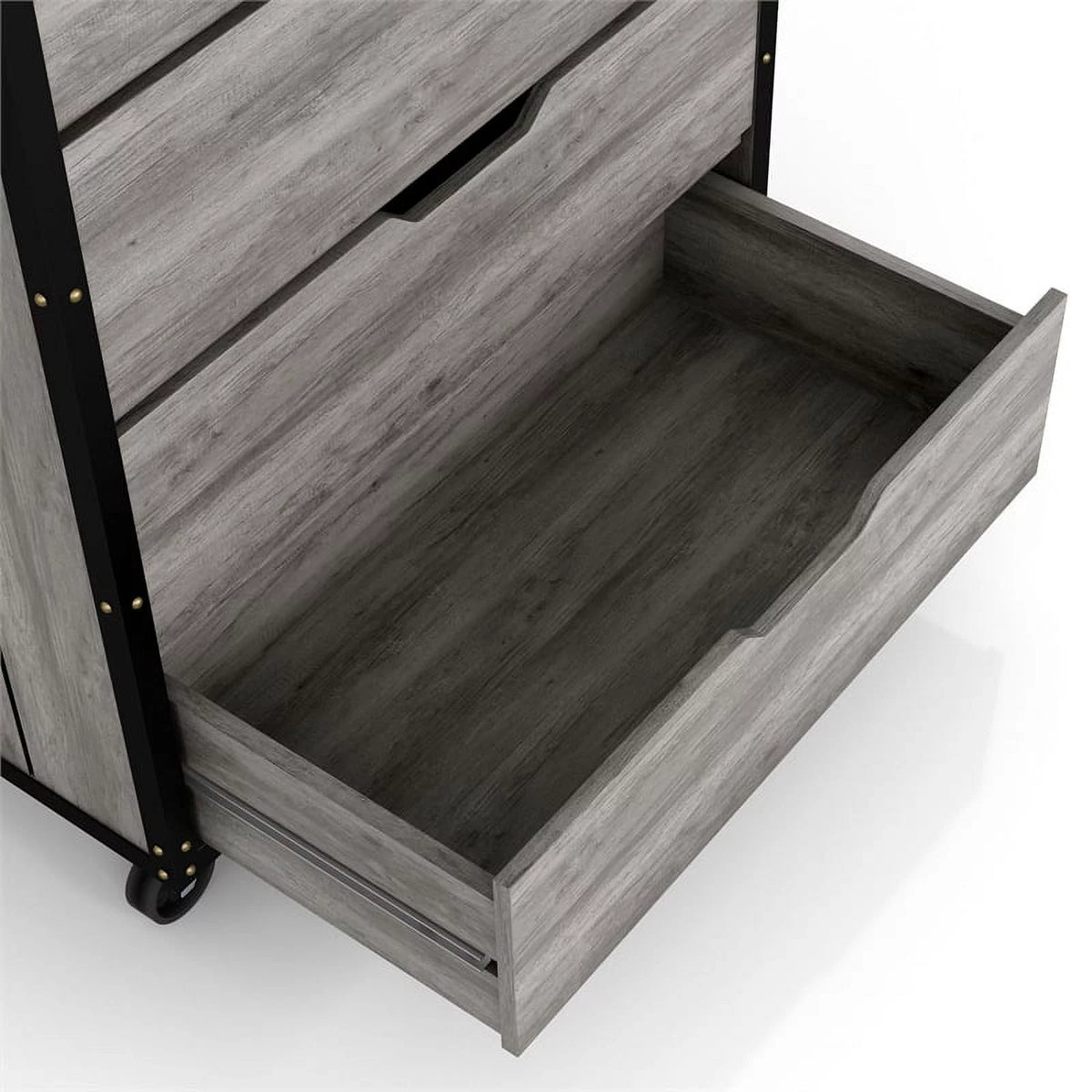 Wood 5-Drawer Dresser I150049