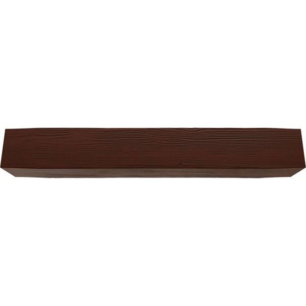 Sandblasted Faux Wood Fireplace Mantel, Natural Pecan Q672