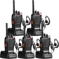 Rechargeable Long Range UHF Two-Way Radios Set 5 Pack V557