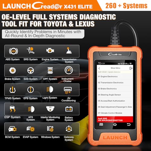 Bi-Directional OBD2 Scanner for Toyota Lexus S848
