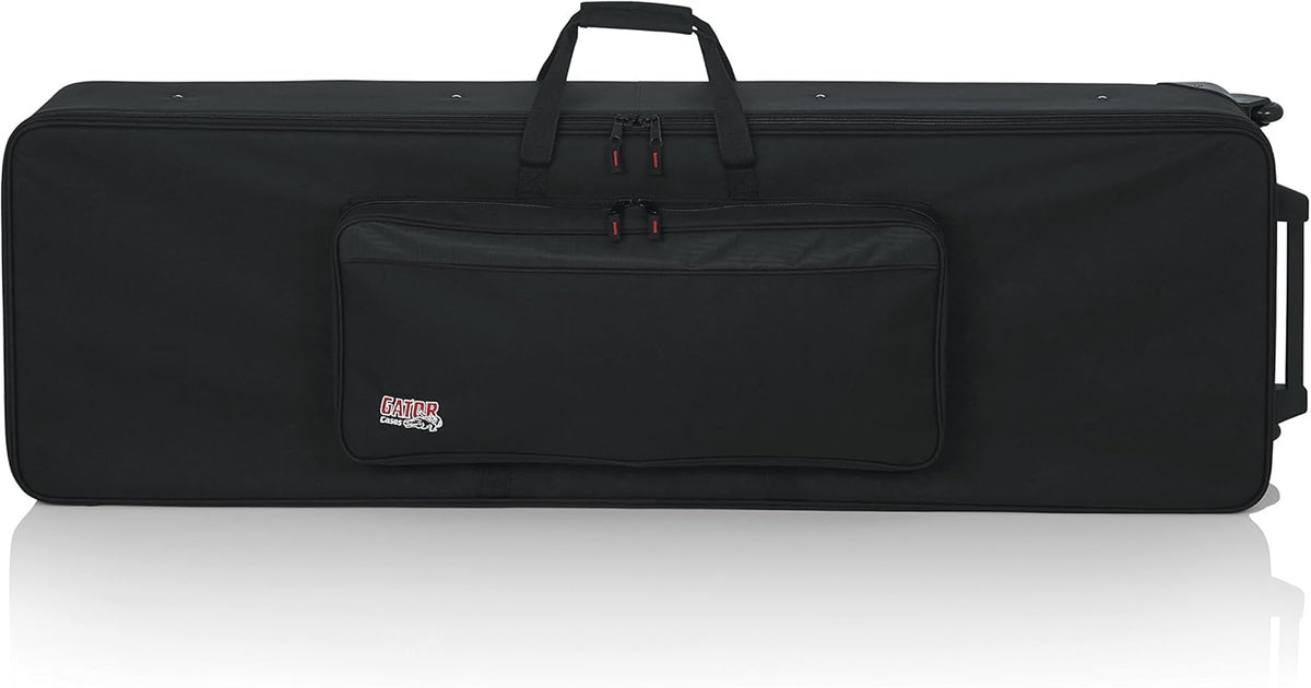 Lightweight Rolling Keyboard Case for 88 Note Keyboards and Electric Pianos L826