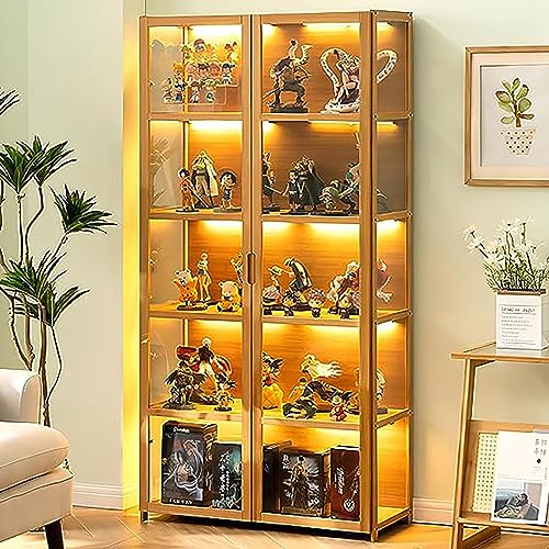 68" Curio Display Cabinet with Acrylic Glass Door R7629