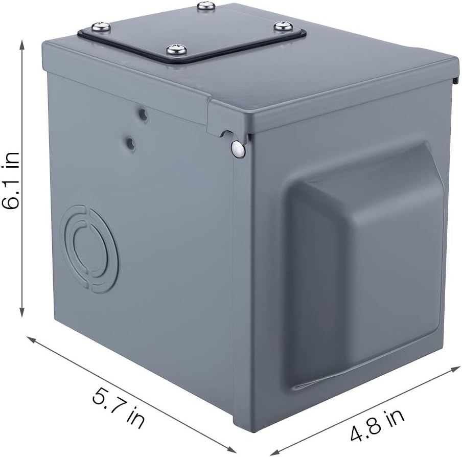 50 Amp 125/250 Volt RV Power Outlet Box I119073
