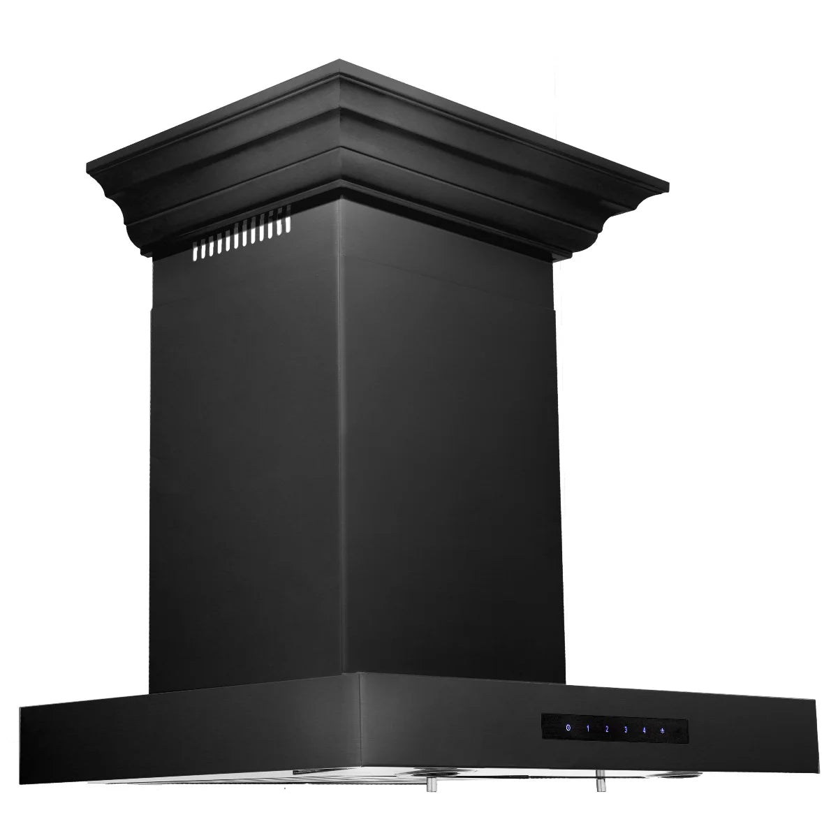 Black Stainless Steel Convertible Vent Wall Mount Range Hood X6274