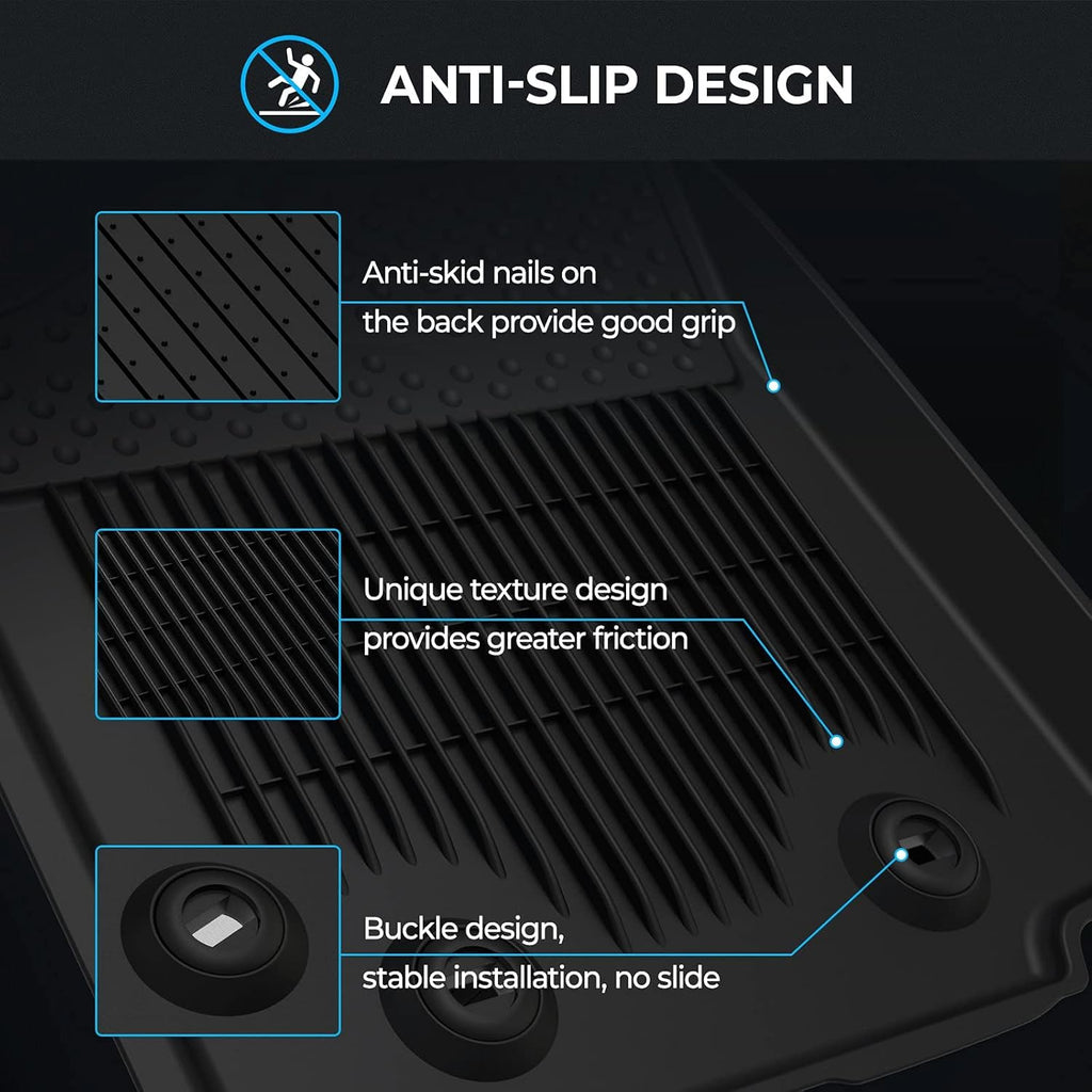 Black TPE Rubber Floor Mats G602356