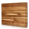 XL Acacia Wood Cutting Board with Juice Groove K909