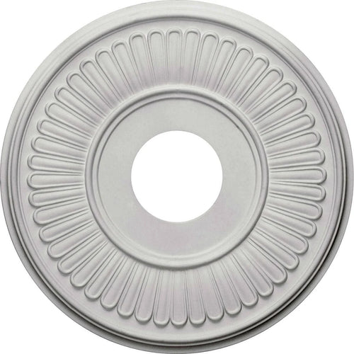 15 3/4x22OD x 3 7/8x22ID x 3/4x22P Hand-Painted Ceiling Medallion T646