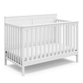 White 4-in-1 Convertible Crib Q963943