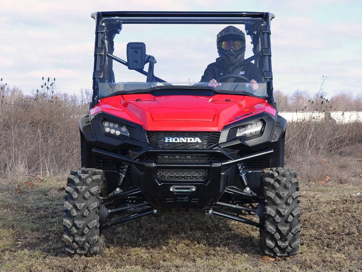 Clear Full Windshield for Honda Pioneer 1000 / 1000-5, 1/4" Thick Polycarbonate X570
