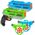 Laser Tag 2 Pack Blaster Set with Chest Plates S83174