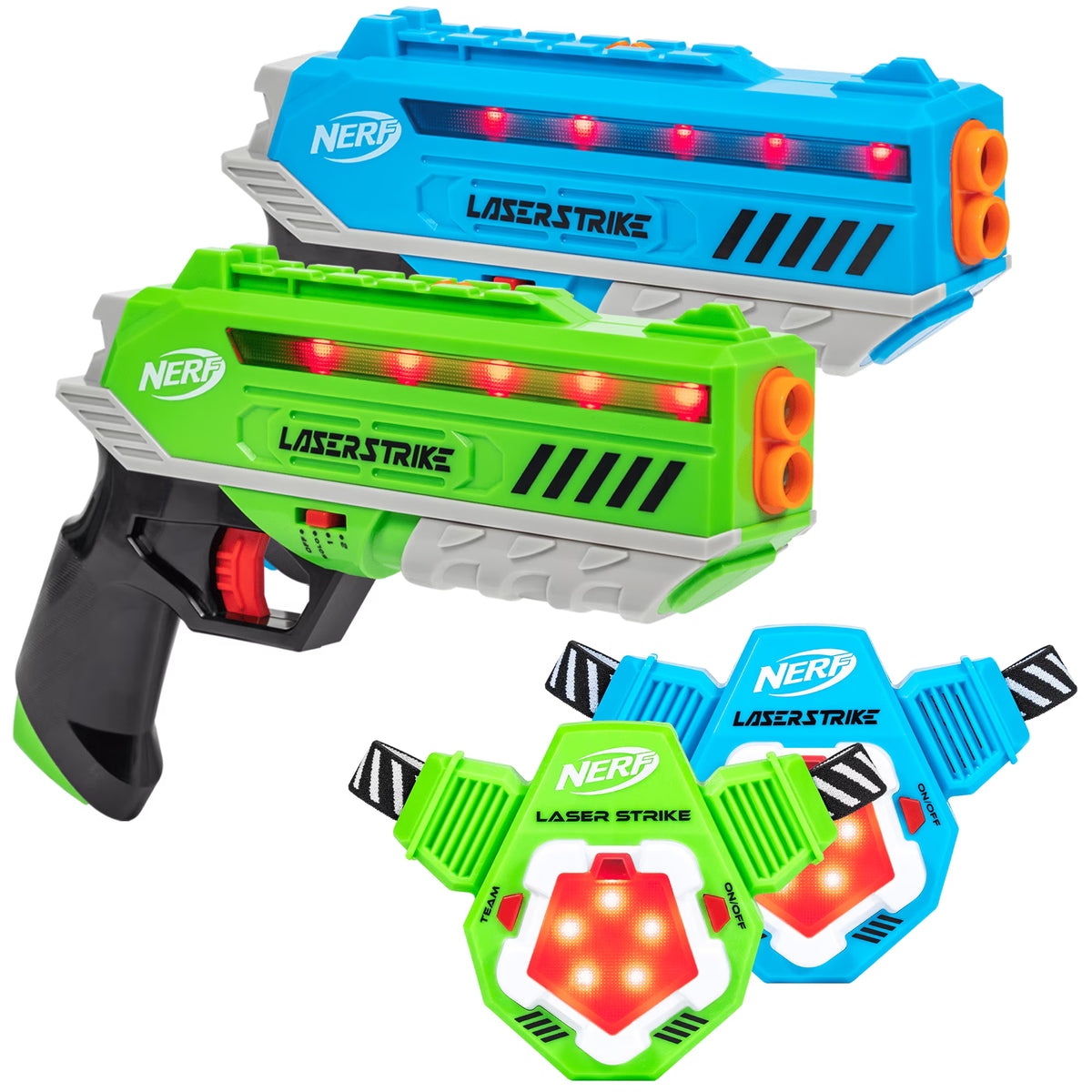 Laser Tag 2 Pack Blaster Set with Chest Plates S83174