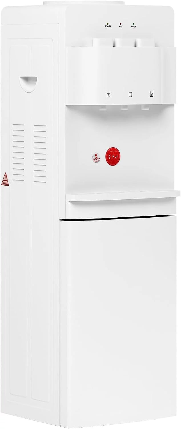 Top Loading Hot & Cold Water Cooler Dispenser White D194092