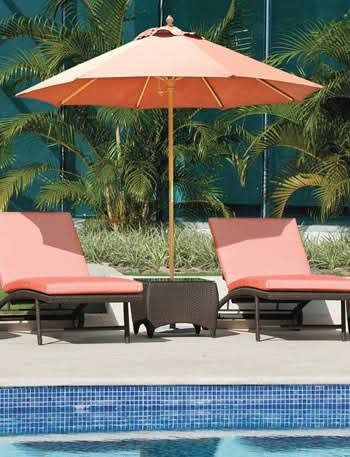 7.5 ft Octagon Cafe Bistro Umbrella I116294