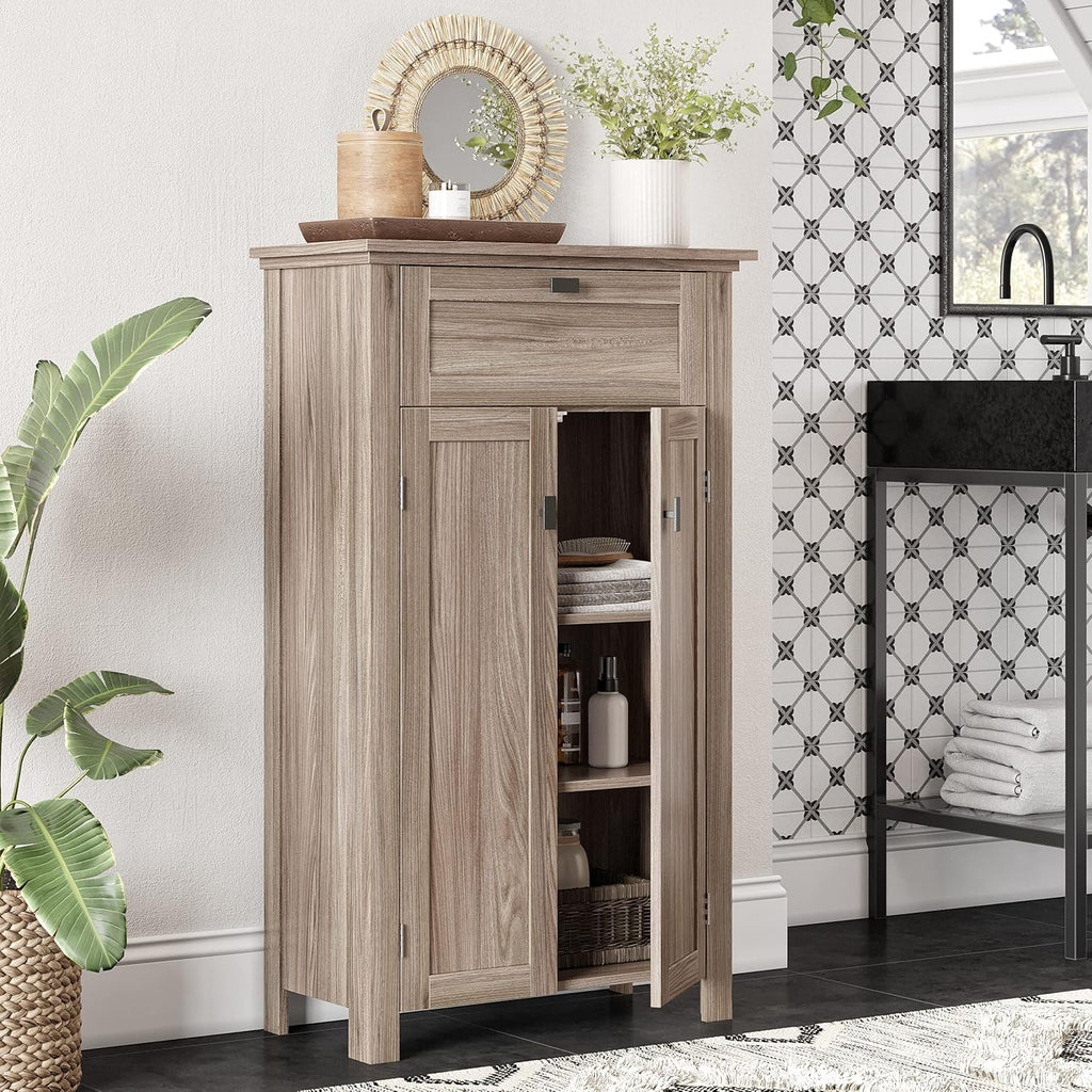 Light Woodgrain Floor Cabinet E77654