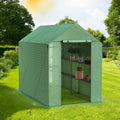 8 FT Pop-up Walk-in Greenhouse with Shelves R340