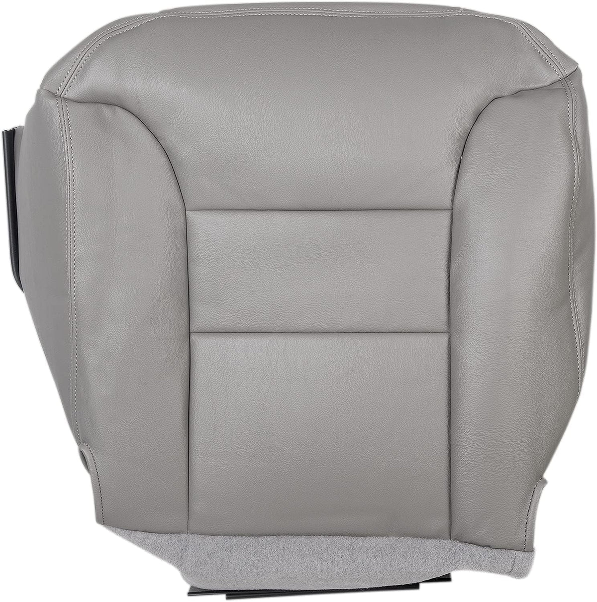 Gray Leather Front Driver Side Seat Cover Pack of 2 T16034
