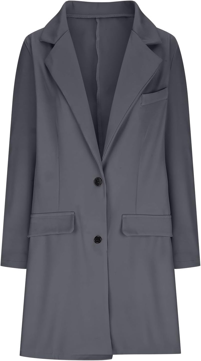 Faux Wool Long Trench Coat with Belt Q850034