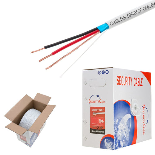 18/2 Shielded Stranded Alarm Control Cable 500ft I25026