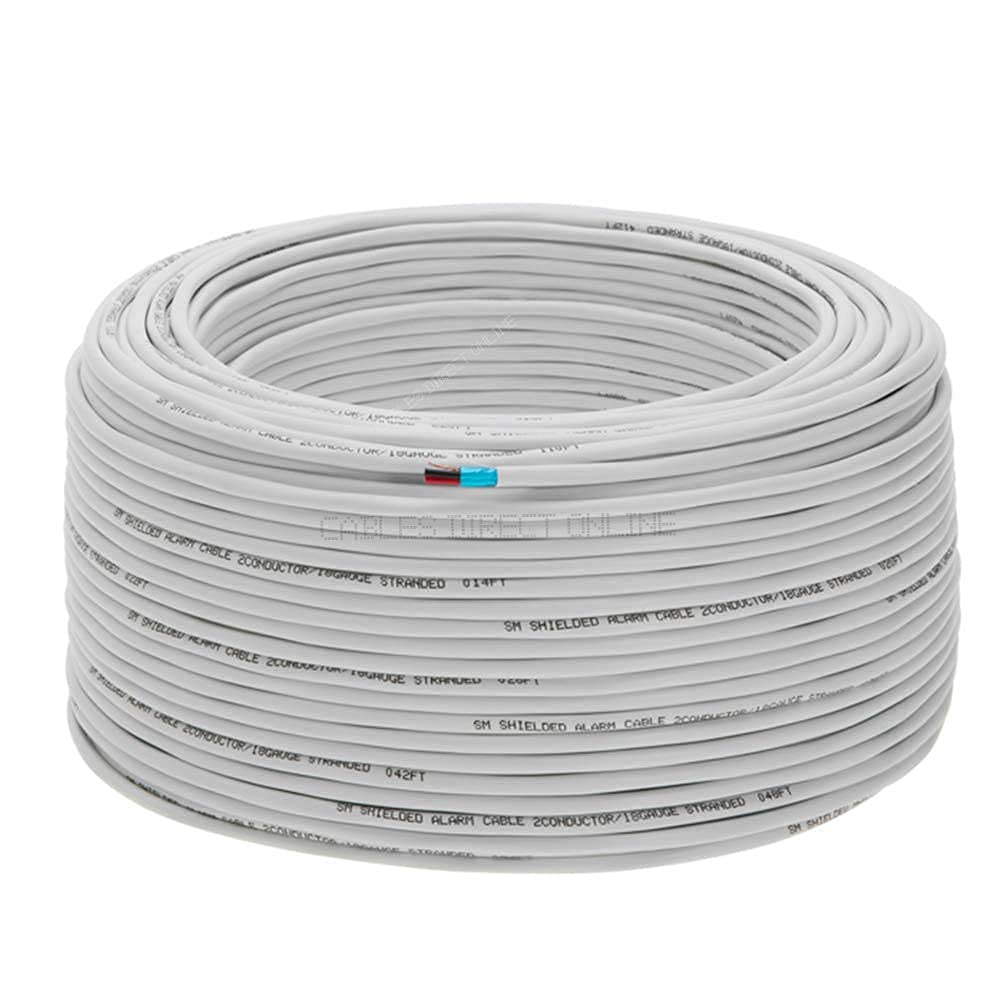 18/2 Shielded Stranded Alarm Control Cable 500ft I25026