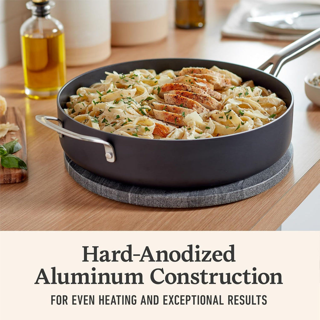 Hard-Anodized Nonstick 5-Qt Sauté Pan with Lid M830438