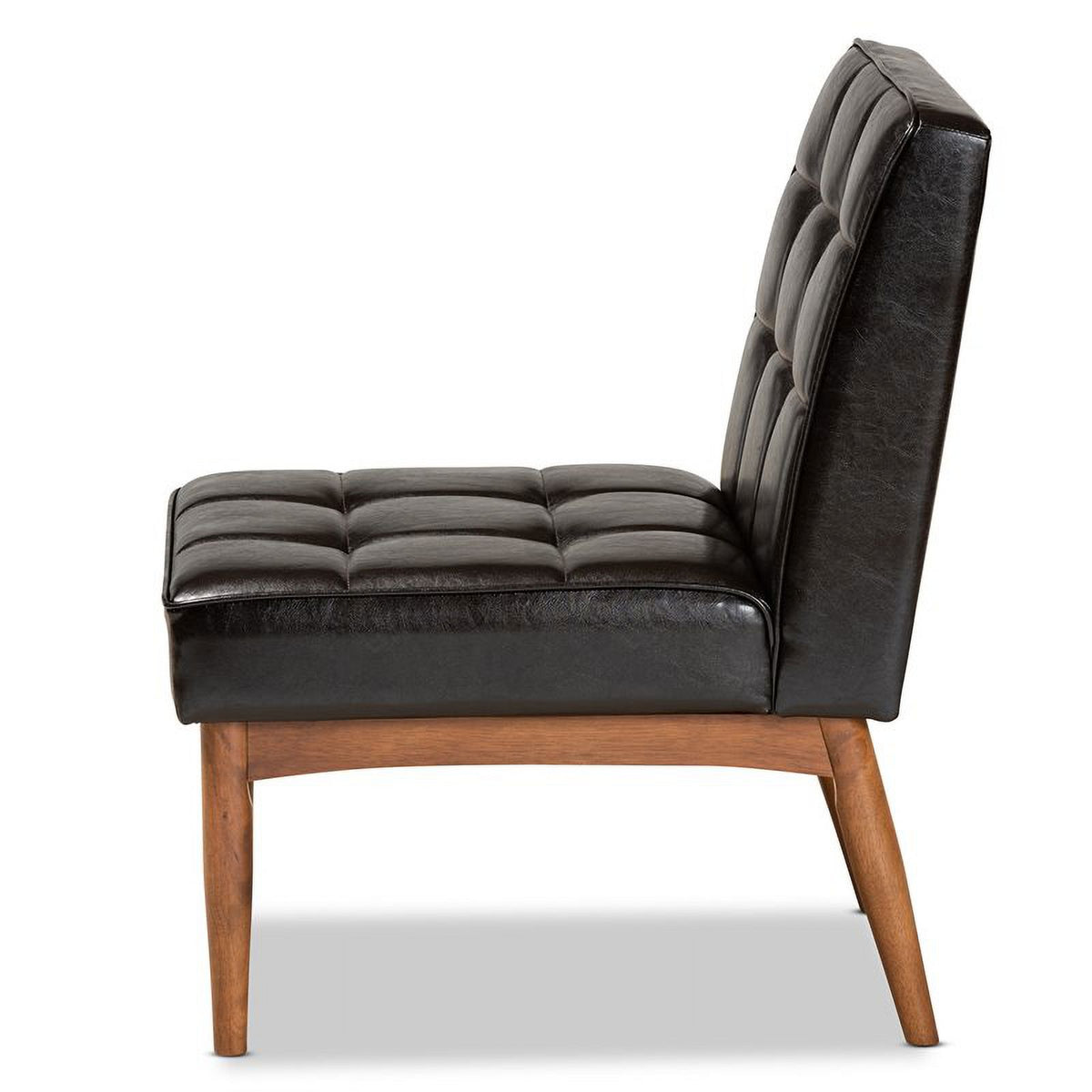 Brown Finished Wood Dining Chair D33177