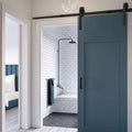 10FT Heavy-Duty Carbon Steel Sliding Barn Door Rail Kit R1680