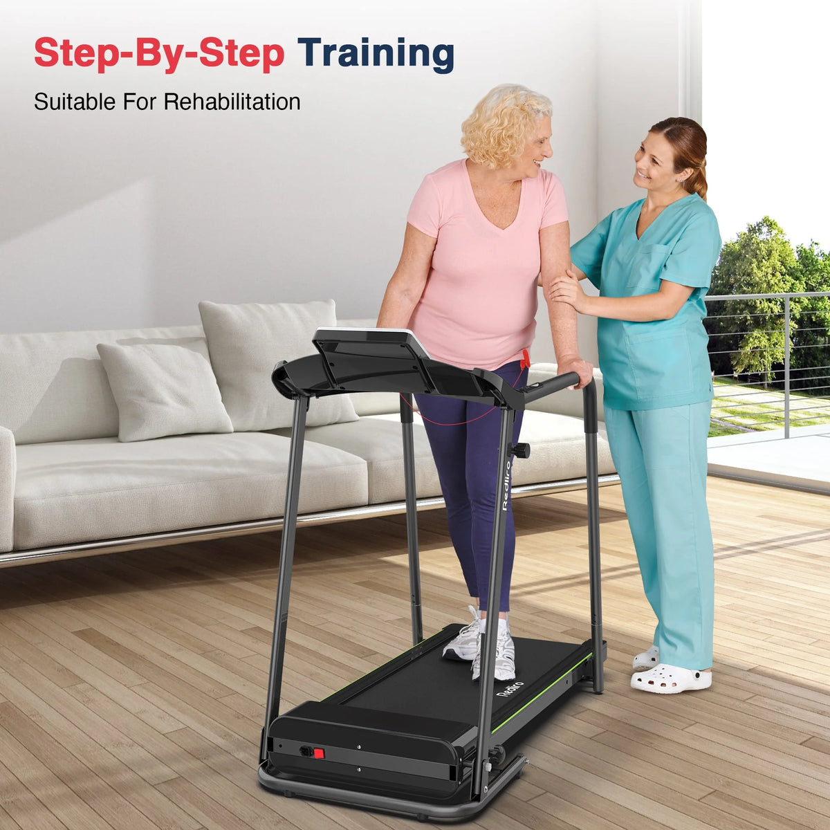 Folding Treadmill Walking Machine 2.25HP 300lbs U9569