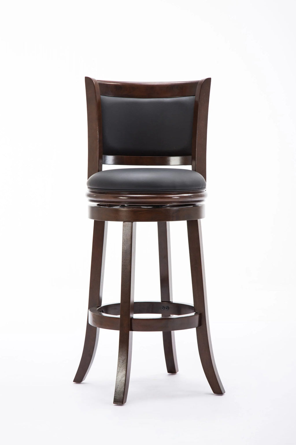 Cappuccino Swivel Wood Kitchen Bar Stool L845439