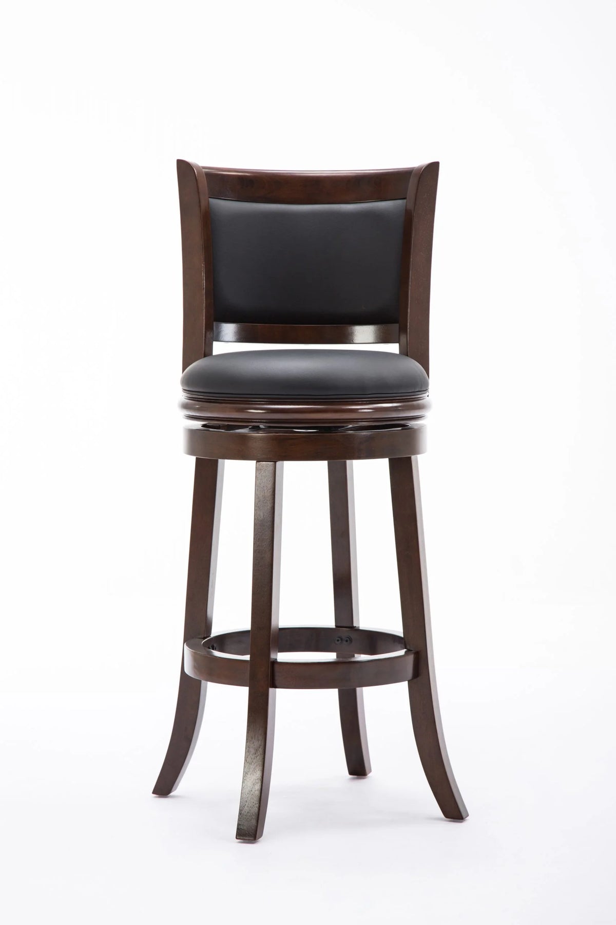 Cappuccino Swivel Wood Kitchen Bar Stool L845439
